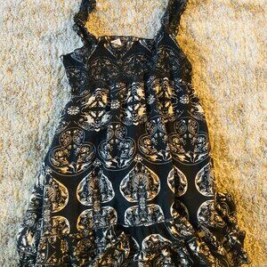 Vintage Black and White Dress